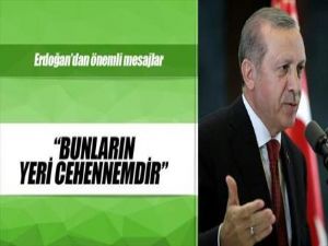 'Bunların yeri cehennemdir'