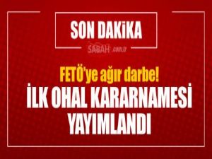 İlk OHAL kararnamesi yayımlandı