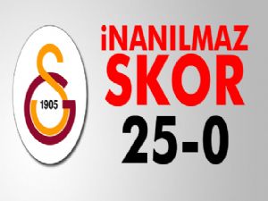 Genç Aslanlar öyle bir coştu ki... 25-0