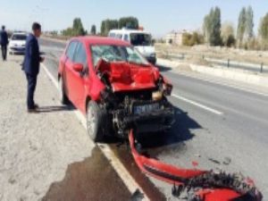 Erzurum'da trafik kazası: 1 yaralı