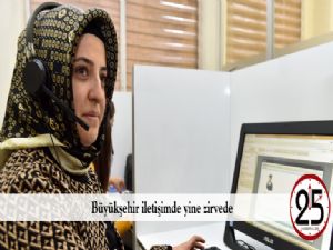 Büyükşehir iletişimde yine zirvede