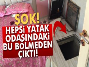 Yatak odasına kaçak sigara operasyonu