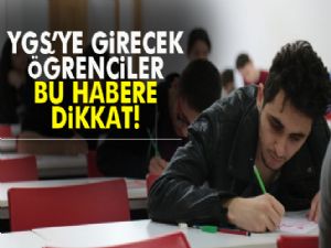 Valilikten YGS'ya girecek öğrenciler için uyarı