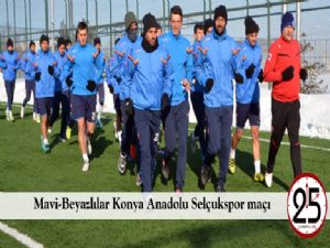 Mavi-Beyazlılar Konya Anadolu Selçukspor maçının hazırlığına başladı