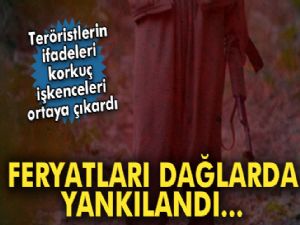 PKK'lı teröristlerin ifadeleri ortaya çıktı! Örgütte yaşanan korkunç işkenceler...