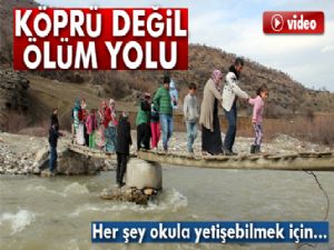 Köprü değil, ölüm yolu