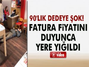 90'lık dede telefon faturasını görünce bayıldı