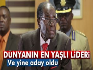 Dünyanın en yaşlı lideri Robert Mugabe