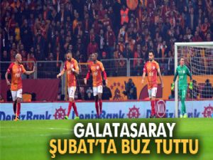 Galatasaray, Şubat'ta buz tuttu