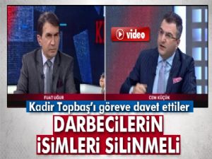 Cem Küçük: 'Kadir Topbaş'ı göreve davet ediyorum'