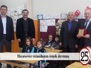  Hayırsever vatandaştan örnek davranış