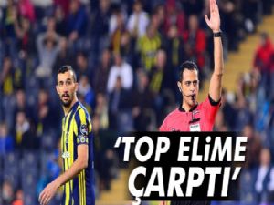 Mehmet Topal: Elime çarptı son dakikada. Çarpmadı diyemem