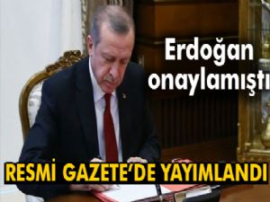 Cumhurbaşkanı Erdoğan'ın onayladığı 34 kanun, Resmi Gazete'de yayımlandı