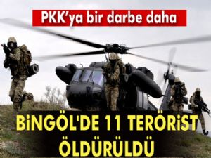 Bingöl Valisi Yavuz Selim Köşger: Dün 6, bugün 5 terörist cesedi ele geçirildi