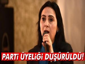 HDP Eş Başkanı Yüksekdağ'ın parti üyeliği düşürüldü