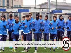  Mavi-Beyazlılar Sivas maçına kilitlendi