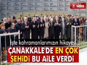 Çanakkale'de en çok şehidi Yusufoğlu ailesi verdi