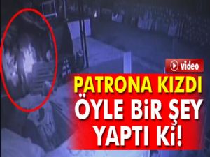 Amasya bir şahıs patrona kızdı, iş yerini yaktı