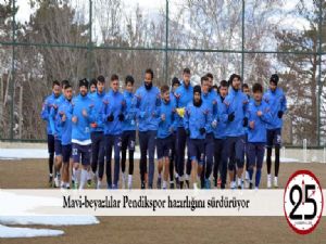  Mavi-beyazlılar Pendikspor hazırlığını sürdürüyor