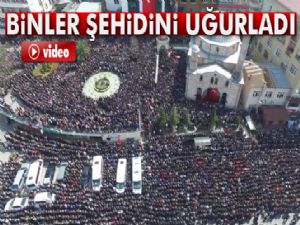 Gabar şehidini binler uğurladı