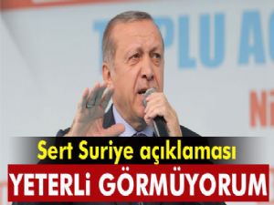 Cumhurbaşkanı Erdoğan'dan Suriye açıklaması: 