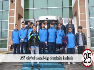 ASP voleybol takımı bölge elemelerine katılacak