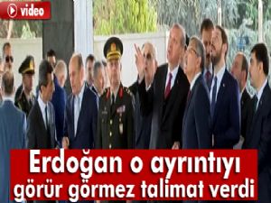 Cumhurbaşkanı Erdoğan, mezarların yenilenmesi için yetkililere talimat verdi