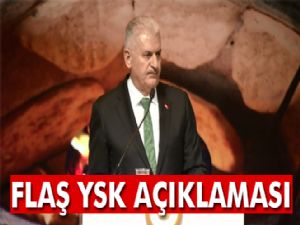 Başbakan Yıldırım'dan flaş YSK açıklaması