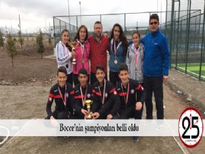  Bocce'nin şampiyonları belli oldu 