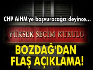 Bozdağ'dan AİHM açıklaması