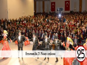  Erzurum'da 23 Nisan coşkusu