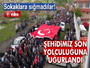 Tekirdağ şehidini son yolculuğuna uğurladı