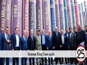  Erzurum Kitap Fuarı açıldı