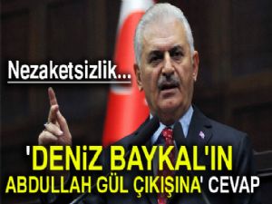 Başbakan Yıldırım'dan 'Deniz Baykal'ın Abdullah Gül çıkışına' cevap