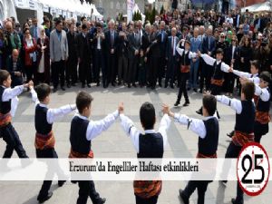  Erzurum'da Engelliler Haftası etkinlikleri