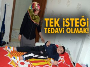 Tek isteği engelli çocuğunun tedavi edilmesi