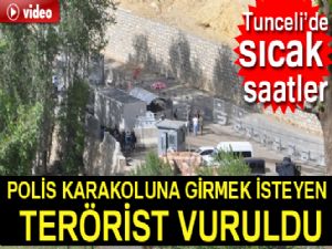 Tunceli'de sıcak saatler!