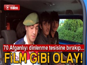 70 Afganlıyı dinlenme tesisine bırakıp kaçtılar