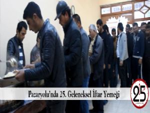  Pazaryolu'nda 25. Geleneksel İftar Yemeği