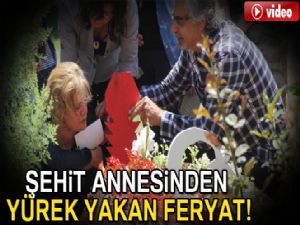 Şehit yüzbaşının annesi 