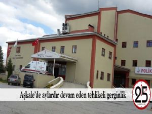  Aşkale'de aylardır devam eden tehlikeli gerginlik 