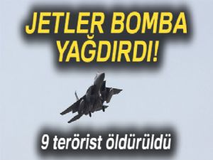 Hava operasyonlarında 9 terörist etkisiz hale getirildi