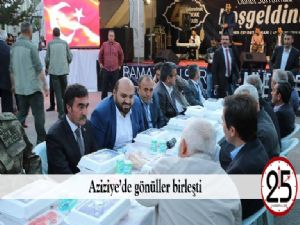 Aziziye'de gönüller birleşti