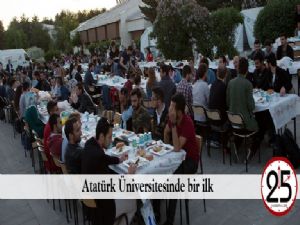  Atatürk Üniversitesinde bir ilk