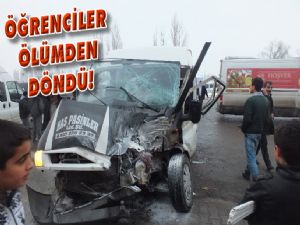 Erzurum'da trafik kazası:8 yaralı