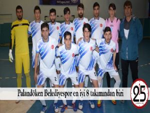 Palandöken Belediyespor en iyi 8 takımından biri