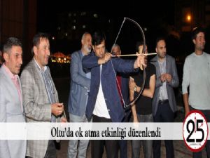  Oltu'da ok atma etkinliği düzenlendi