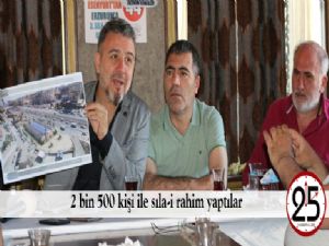  2 bin 500 kişi ile sıla-i rahim yaptılar