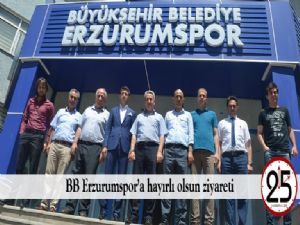   BB Erzurumspor'a hayırlı olsun ziyareti