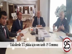  Taksilerde TT plaka için son tarih 15 Temmuz